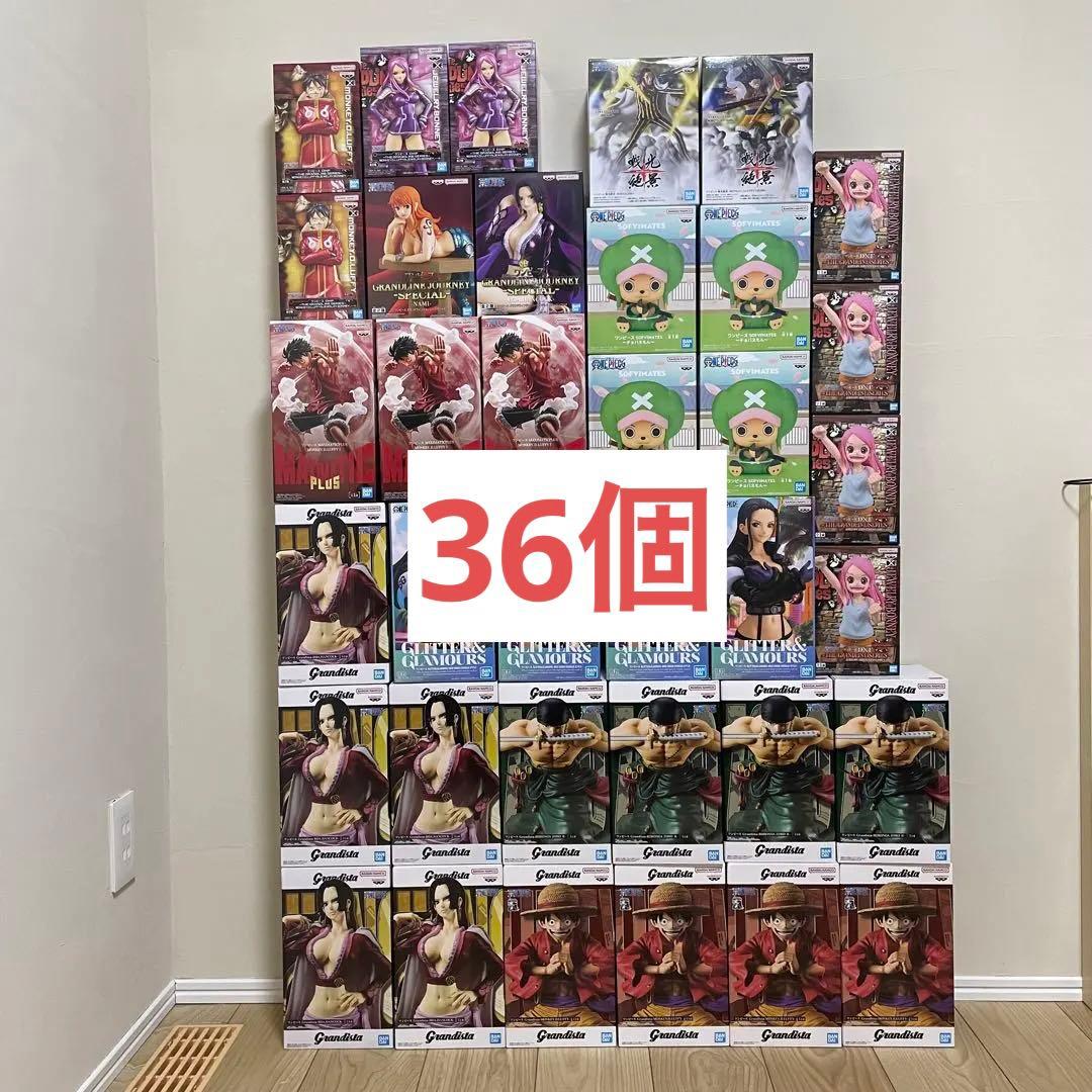 最新】【新品未開封】ワンピース フィギュア まとめ売り 36点セット