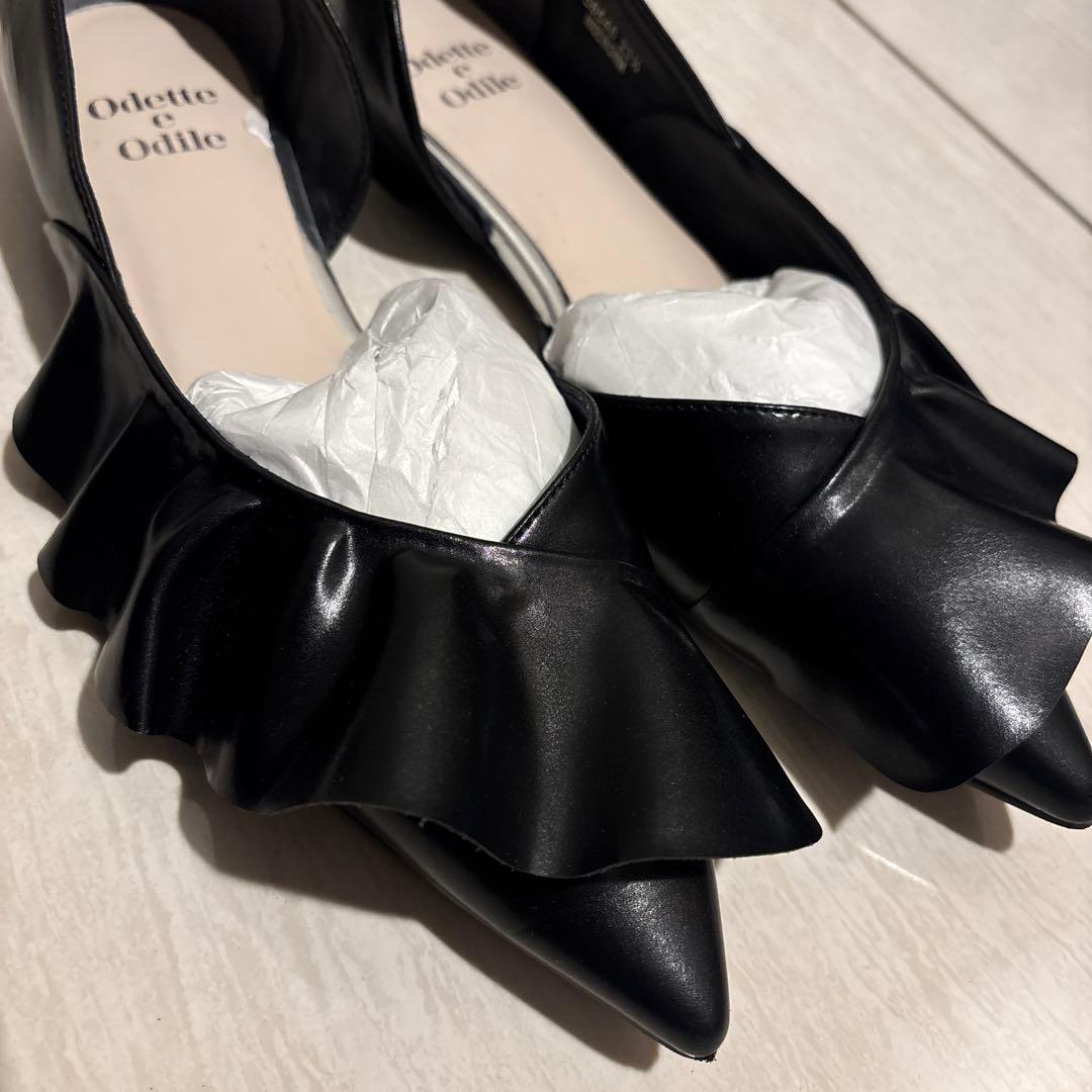 Odette e Odile ブラック パンプス - メルカリ