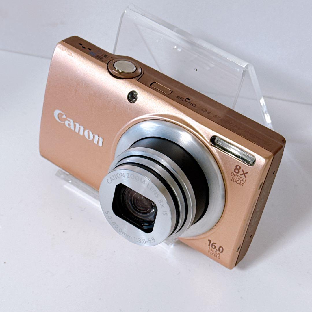 動作品 Canon デジタルカメラ PowerShot A4000 IS ピンク - メルカリ