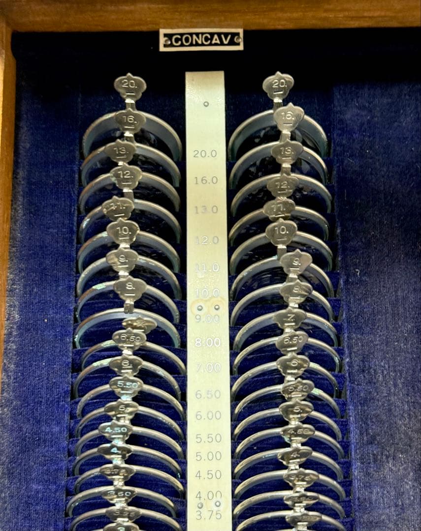 希少 流通無し アンティーク 試験 検眼 トライアルレンズセット