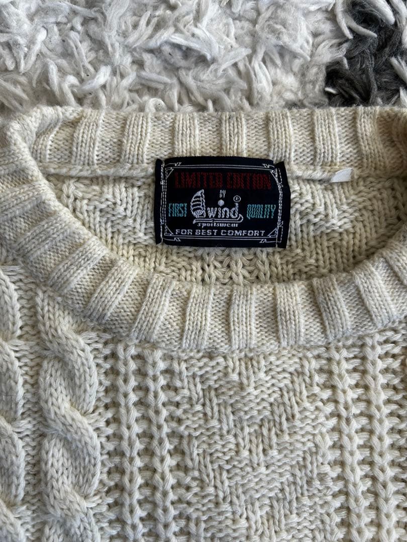 ヴィンテージ アランニット フィッシャーマンニット - メルカリ