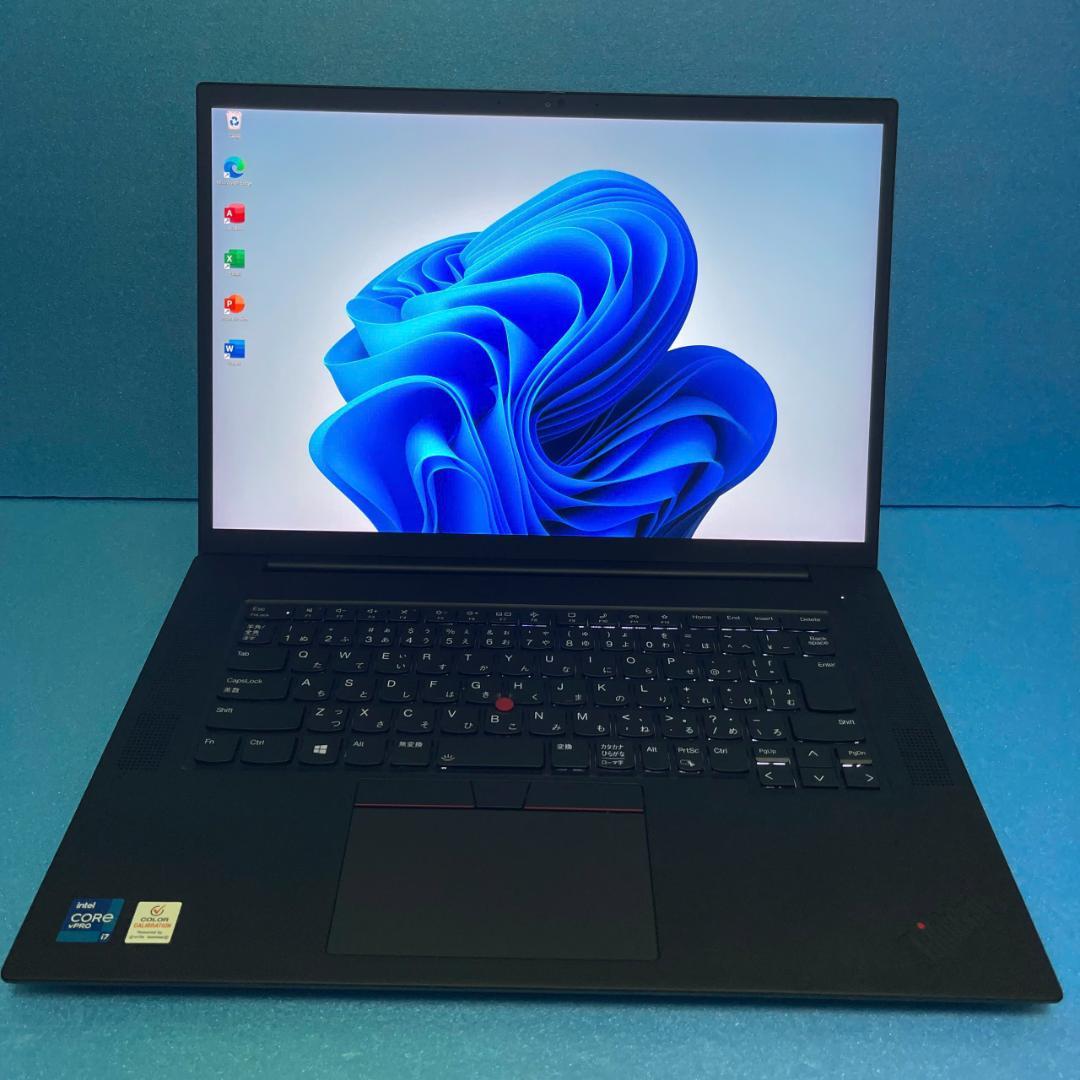 【ほぼ未使用】ThinkPad P1 Gen 4 | 4K | core i7 Lenovo ThinkPad P1 Gen 4, Intel i7-11800H Processor, 16.0