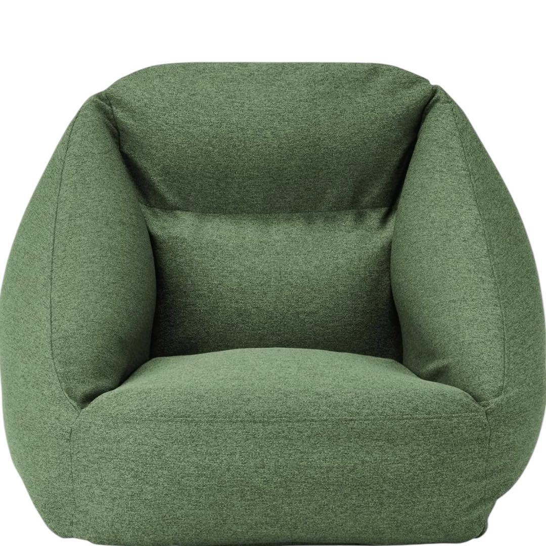 無印良品　空気でできたソファ　グリーン　未開封 Amazon｜無印良品 空気でできたソファ グリーン 幅95×奥行95×高さ72.5