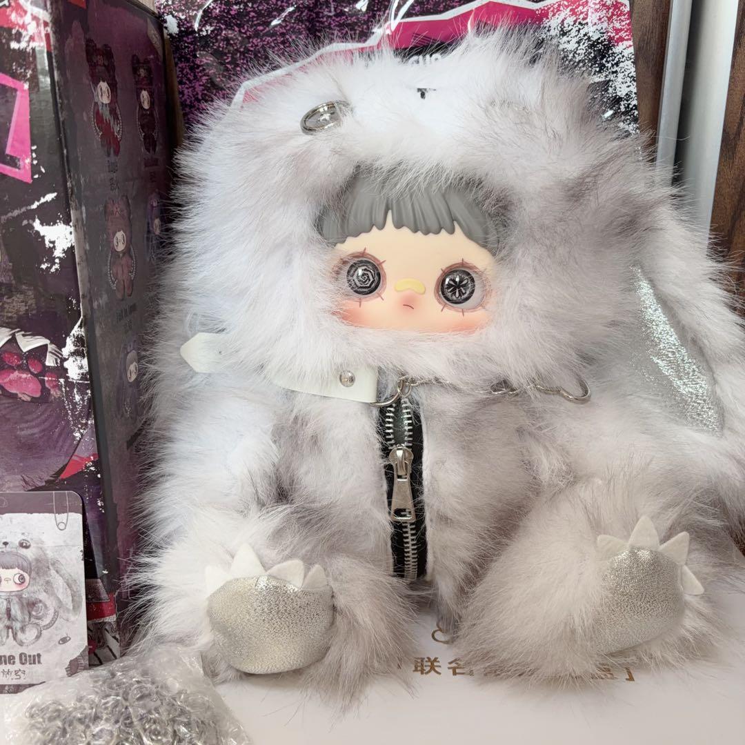 Maymei メイメイ新作 反逆シリーズ 放空 うさぎ 白 ぬいぐるみ