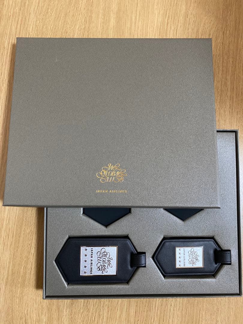 JAL 最高ステイタス 亀タグJGCファイブスターネームプレート2個セット