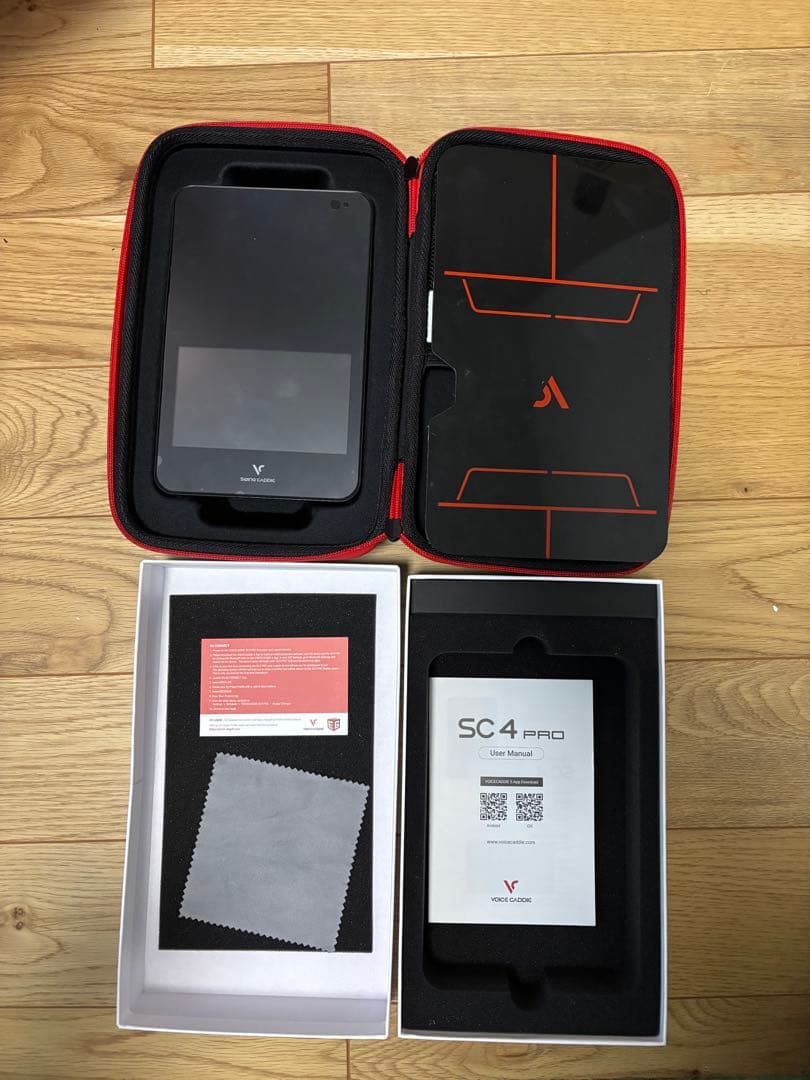 日本未発売SC4 Pro 弾道測定器ケース付き 新商品/予約販売】時計型ゴルフナビで人気の「Voice Caddie」から