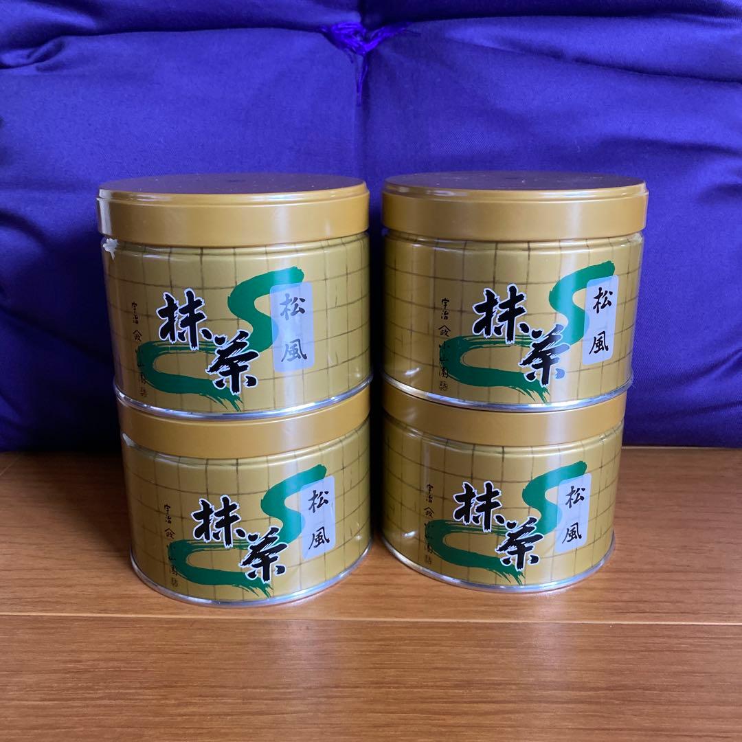 宇治 山政小山園 抹茶 松風 缶入 150g 4缶 小山園 ② 抹茶】松風（まつかぜ） – 山政小山園 【公式】オンラインショップ