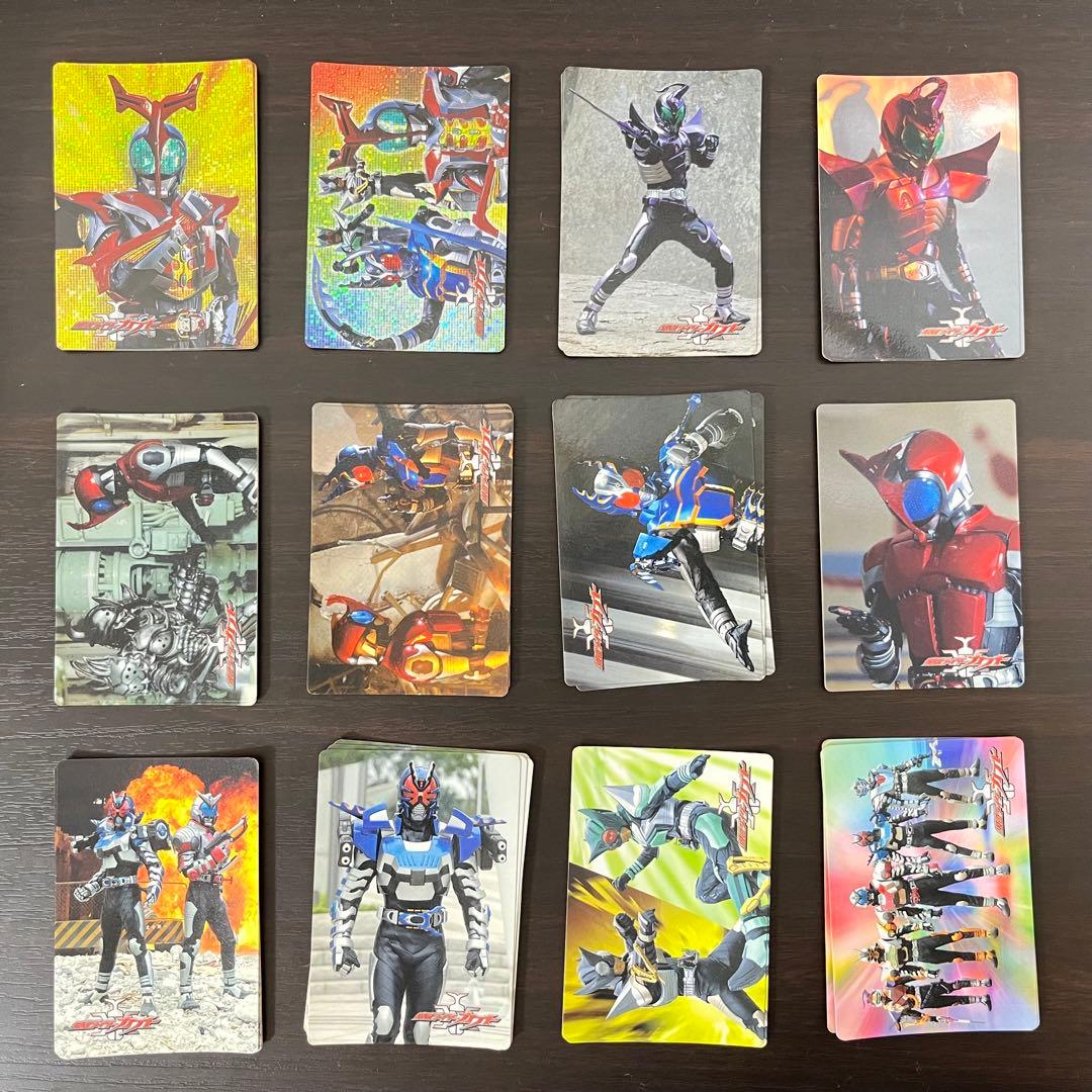 仮面ライダーカブトカード（コンプリート済み）丸太食品ソーセージ