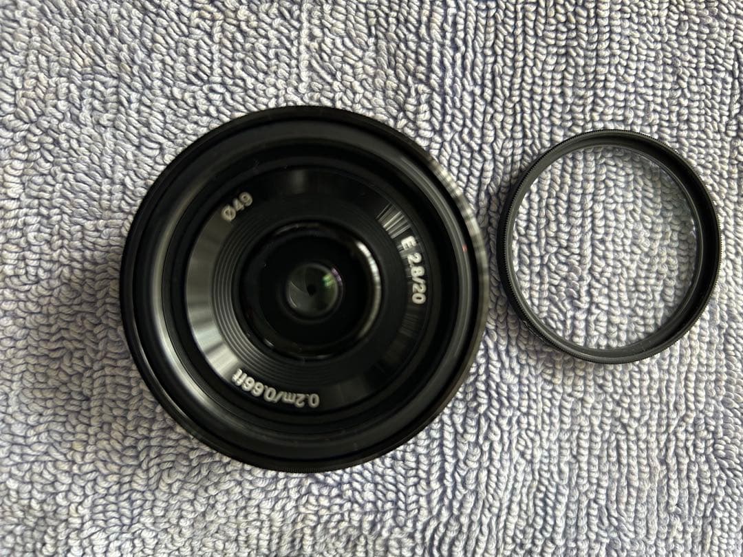 SONYレンズE20mmF2.8: E18-55mmF3.5-5.6/2本セット