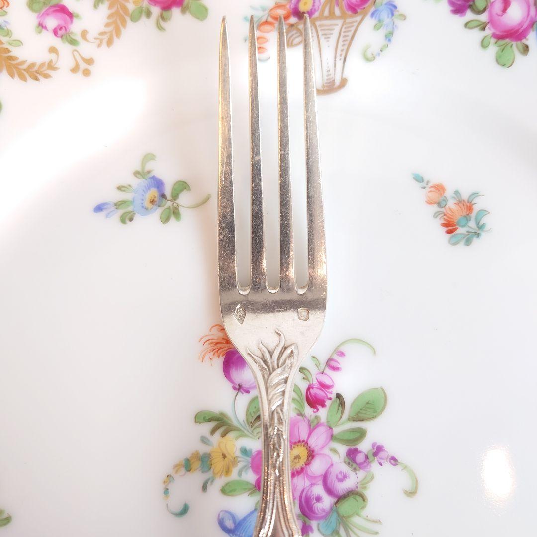フランス製 純銀 フォーク アルフォンスデュバン - メルカリ