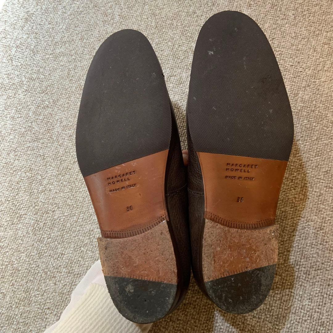 ⚪︎ マーガレットハウエル Italy レースアップシューズ 36 - メルカリ