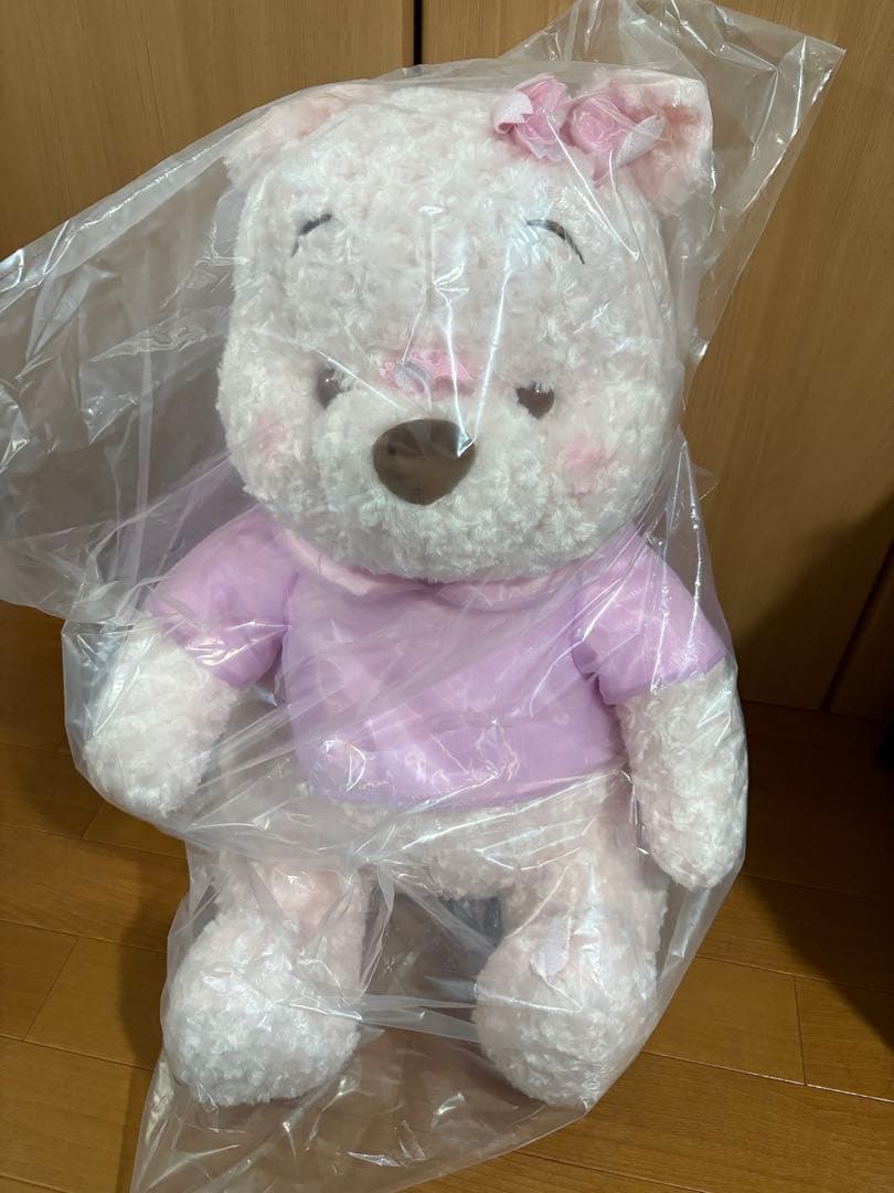 くまのプーさん スーパービッグ ぬいぐるみ SAKURA さくら STY] ディズニーストア限定 プーさん 75cm ぬいぐるみ スーパービッグ