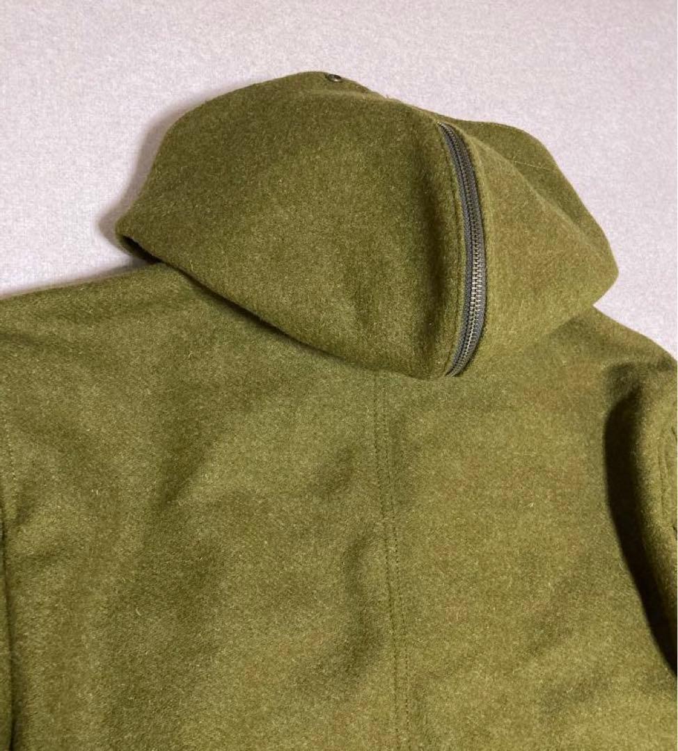 美品 エルエルビーン シグネチャー メルトン ウール モッズコート 筆記