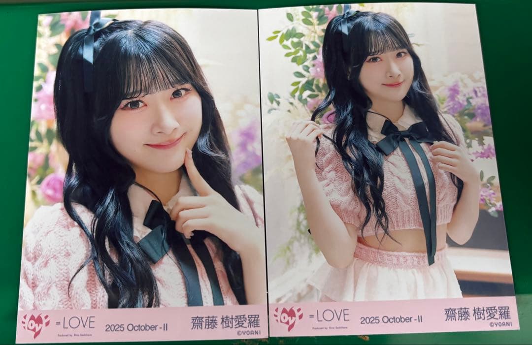 齋藤樹愛羅 生写真 ラブソングに襲われる ＝LOVE ピンク衣装 - メルカリ