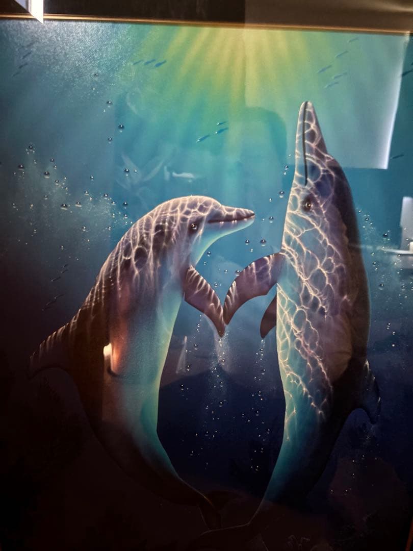 ラッセン版画エンブレイシング・ザ・ライト ミクストメディア 手色彩