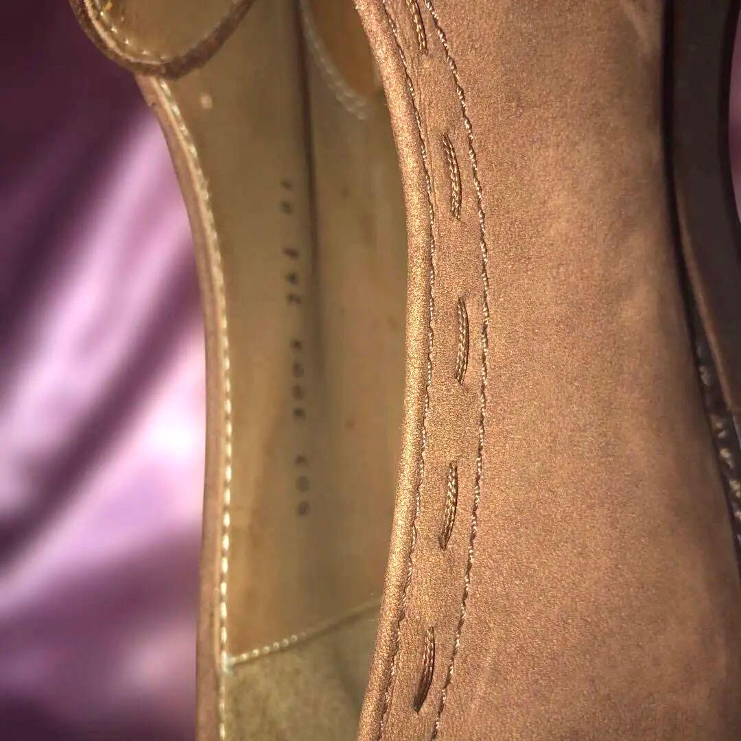 新品未使用 26.5cm Hush puppies 本革 プレーントゥ