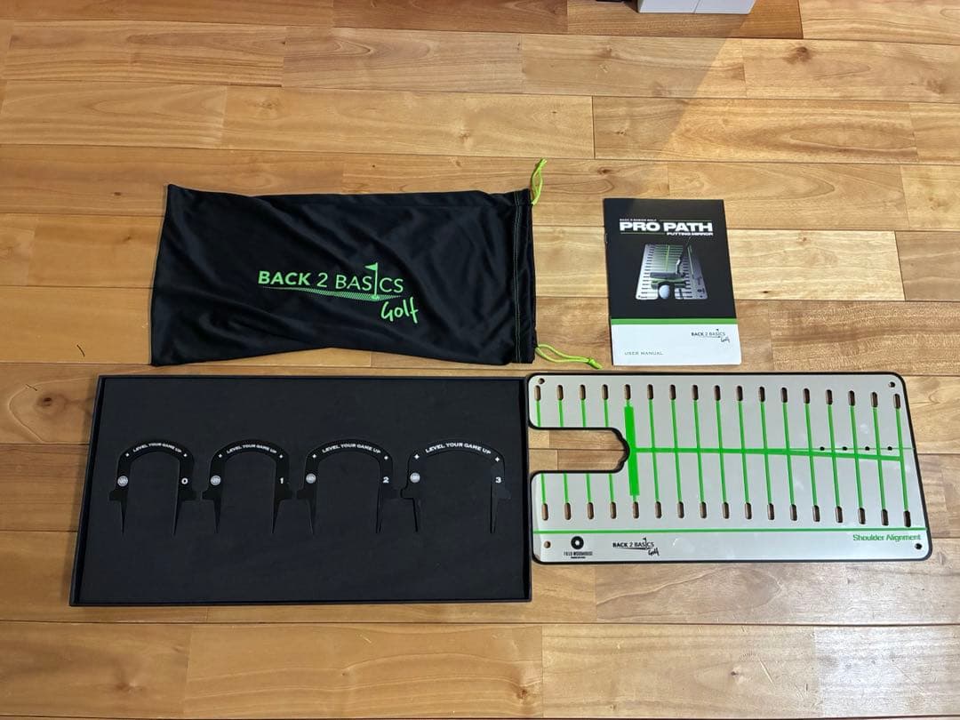 ほぼ未使用　BACK2BASICSGOLF パター練習器具 Amazon | 【全英オープン覇者も愛用】 BACK2BASICSGOLF パター練習器具