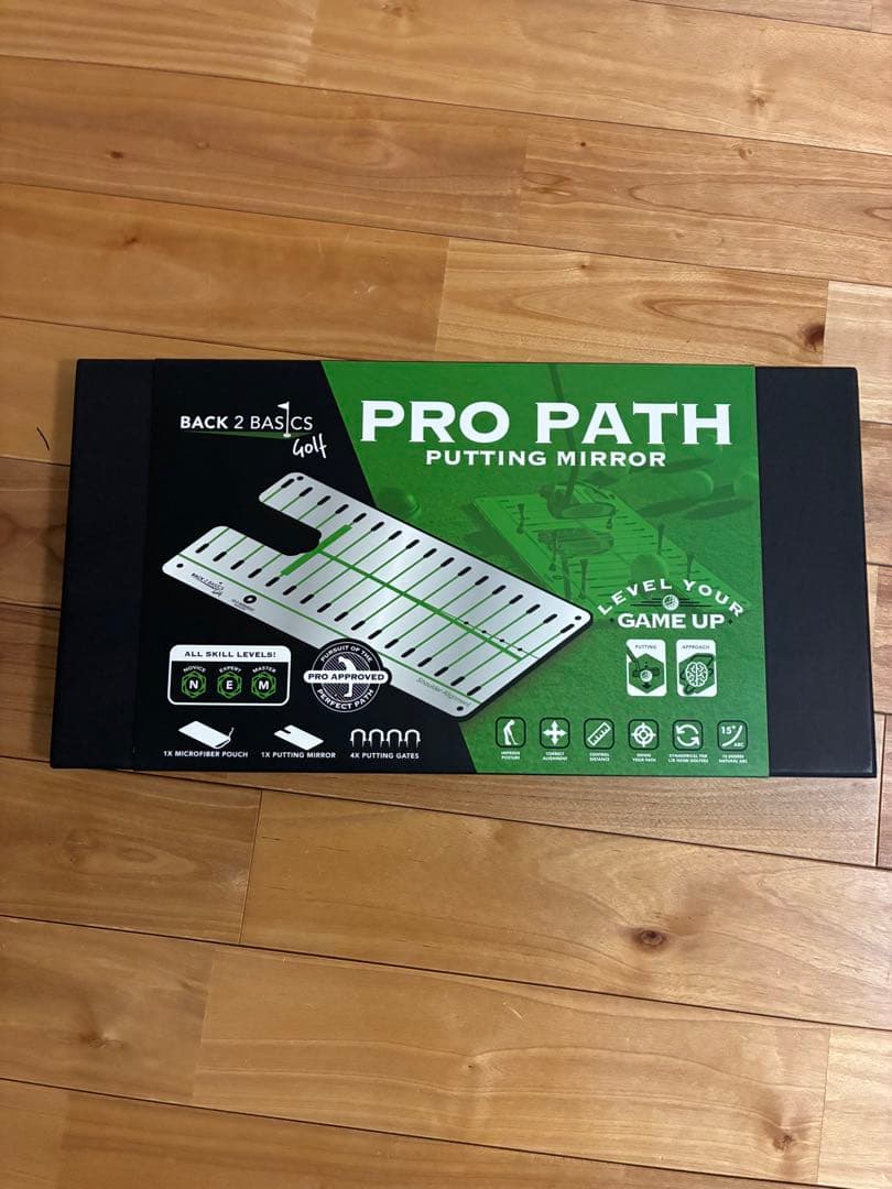 ほぼ未使用 BACK2BASICSGOLF パター練習器具 - メルカリ