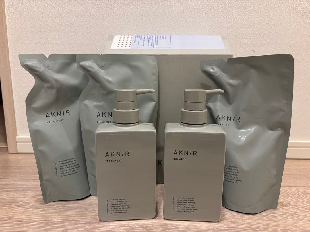 AKNIR シャンプー・トリートメント5個セット パーフェクトセット｜AKNIR（アクニー） 公式オンラインサイト