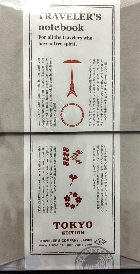 【新品 未開封】トラベラーズノート《 TOKYO エディション》5点セット