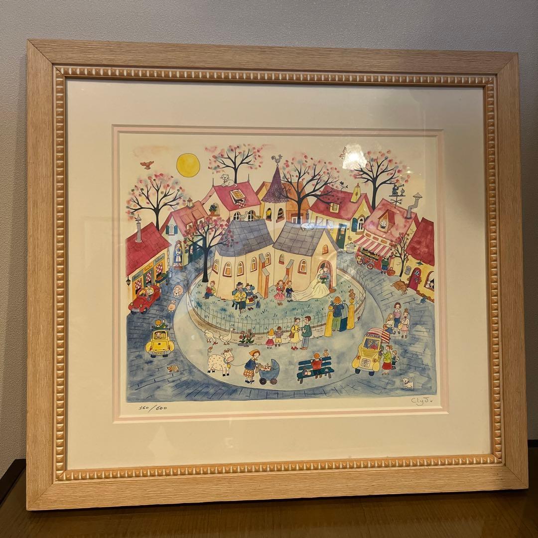 作家クリーブ 版画絵画 村の結婚式 - メルカリ