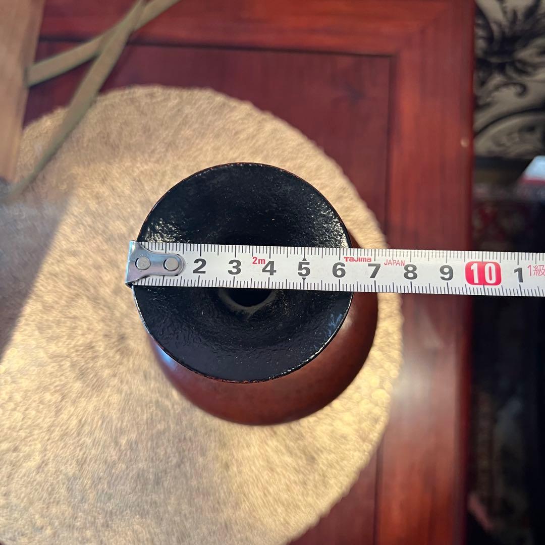 希少 二代目 村瀬治兵衛 花入 根来 日本美術 漆工芸 lacquerware