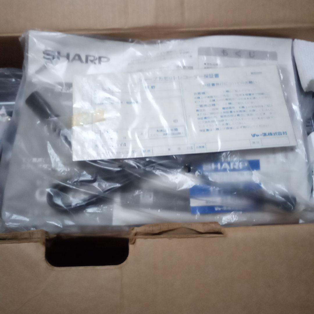 星*哥様 希少 SHARP ステレオダブルカセット 未使用品 ジャンク