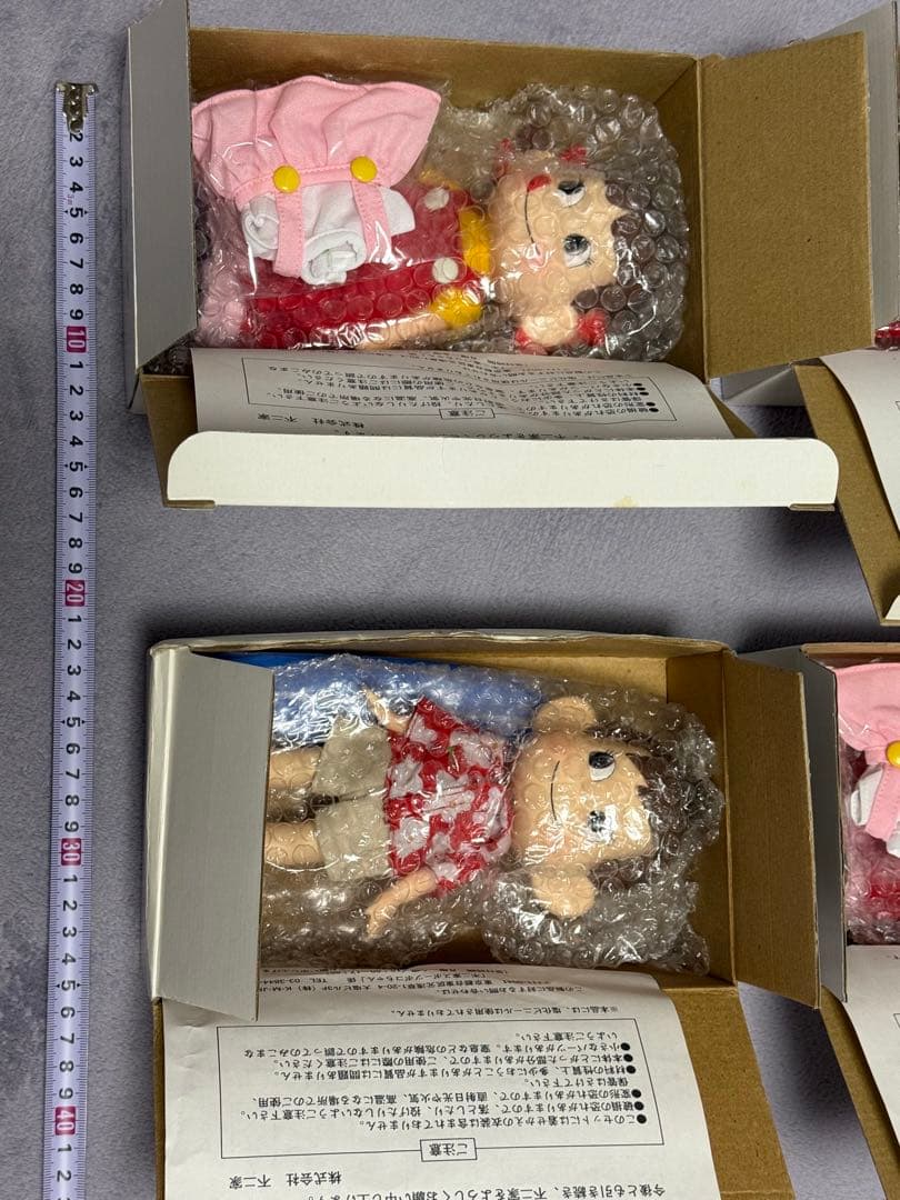 不二家 ペコちゃん着せかえ人形 5体 スポーツポコちゃん人形 1体 6体