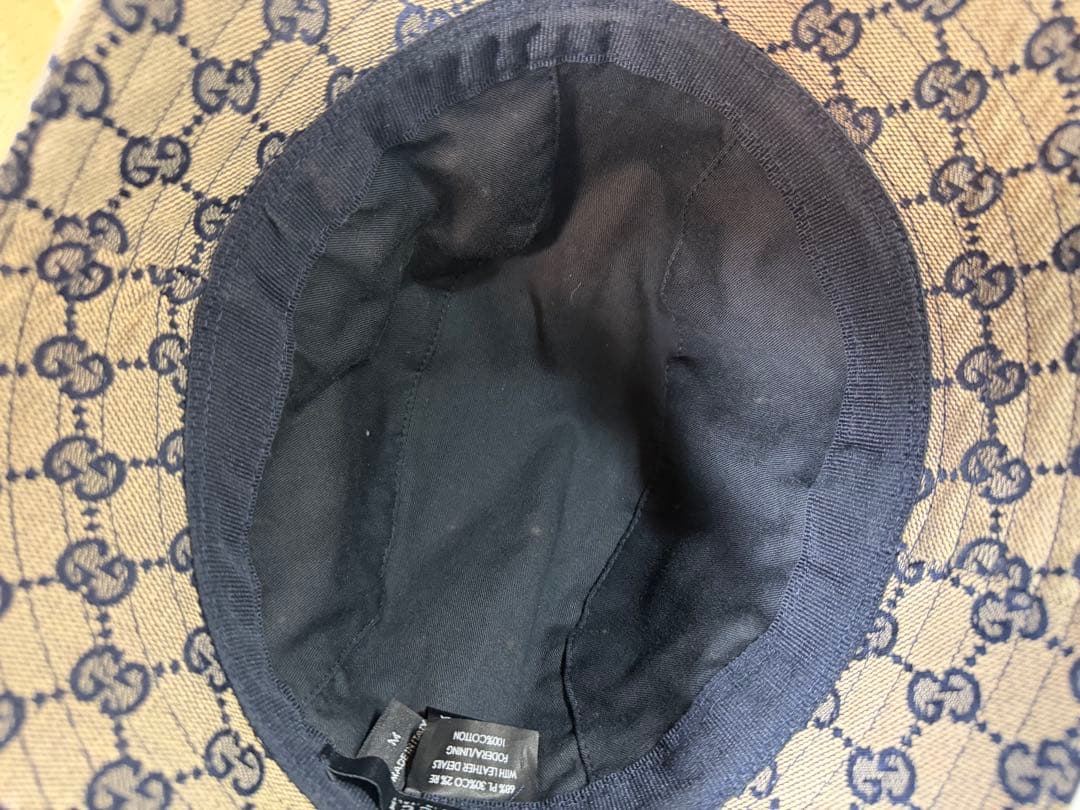 NR/11.29/19 ▶︎GUCCI バケットハット　帽子　GGロゴ