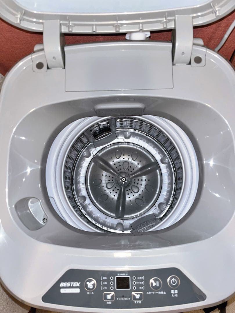 BESTEK 洗濯機 3.8kg 抗菌パルセーター BTWA01 一人暮らし