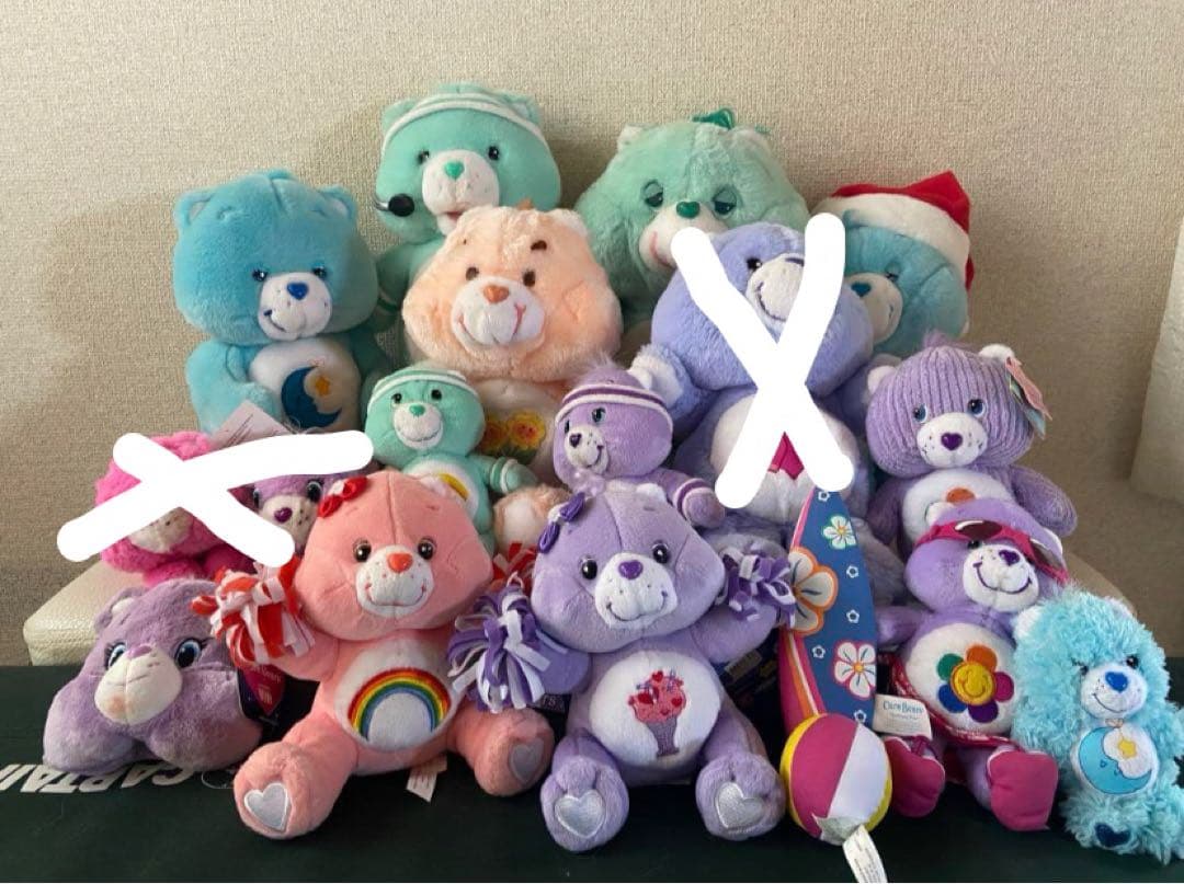 ケアベア　ヴィンテージ　ぬいぐるみ　12体セット　アメトイ 80s Vintage Care Bear☆ビンテージケアベアのぬいぐるみ | おもちゃ屋