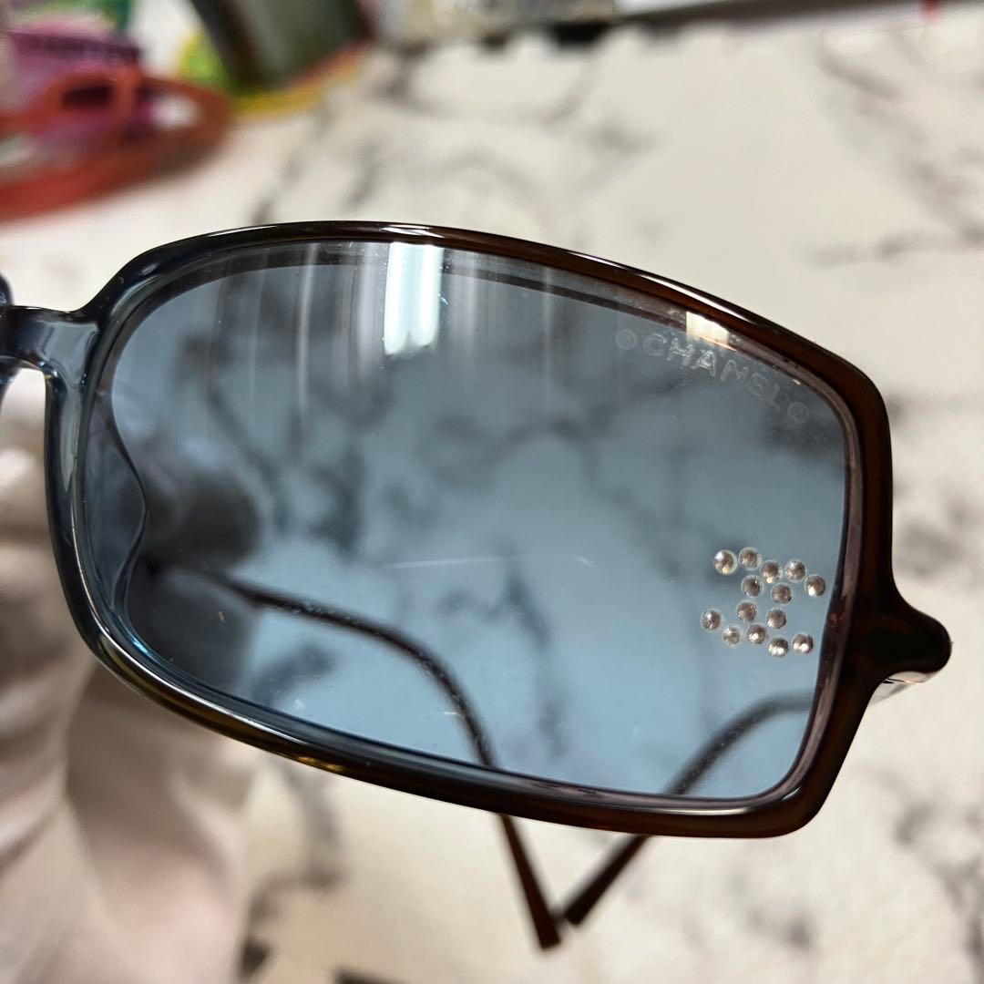 シャネル CHANEL サングラス 5043 スクエア ラインストーンココマーク