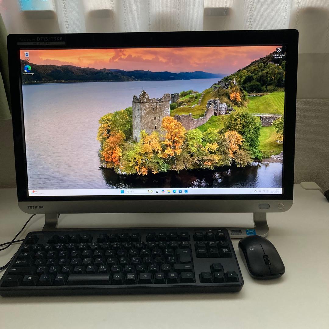 東芝 REGZA PC D713 T3KB Windows11 Pro一体型PC - メルカリ