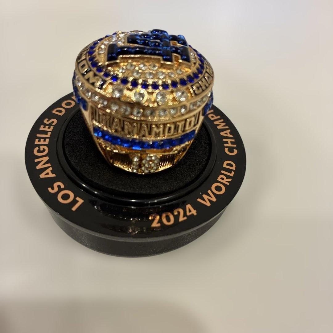 ロサンゼルス・ドジャース 2024年ワールドチャンピオンリング 山本選手