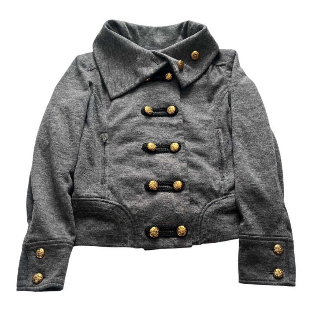 y2k archive ナポレオン ピーコート 平成 金ボタン - メルカリ