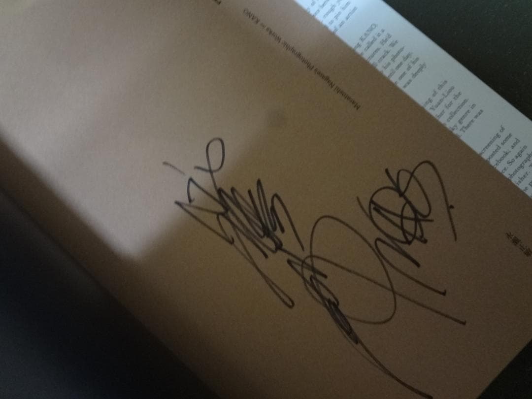 This Moment：永瀨正敏的     KANO写真集●永瀬正敏直筆サイン入