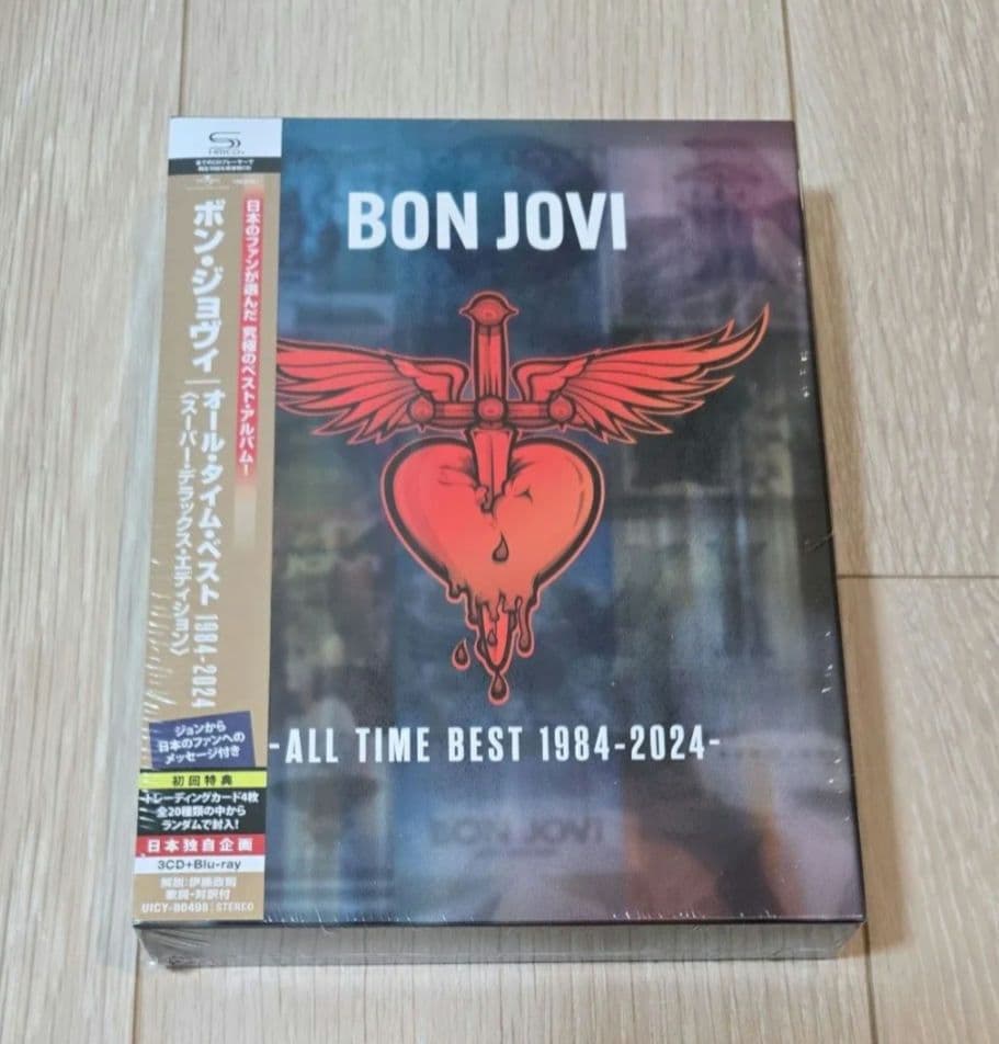 新品BON JOVI オールタイムベスト 1984-2024 スーパーデラックス Amazon.co.jp: オール・タイム・ベスト 1984-2024 (スーパー