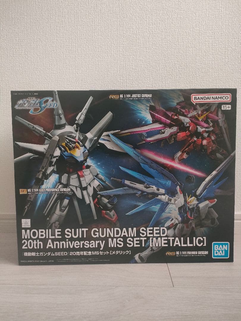 新品未開封】機動戦士ガンダムSEED 20周年記念MSセット［メタリック］