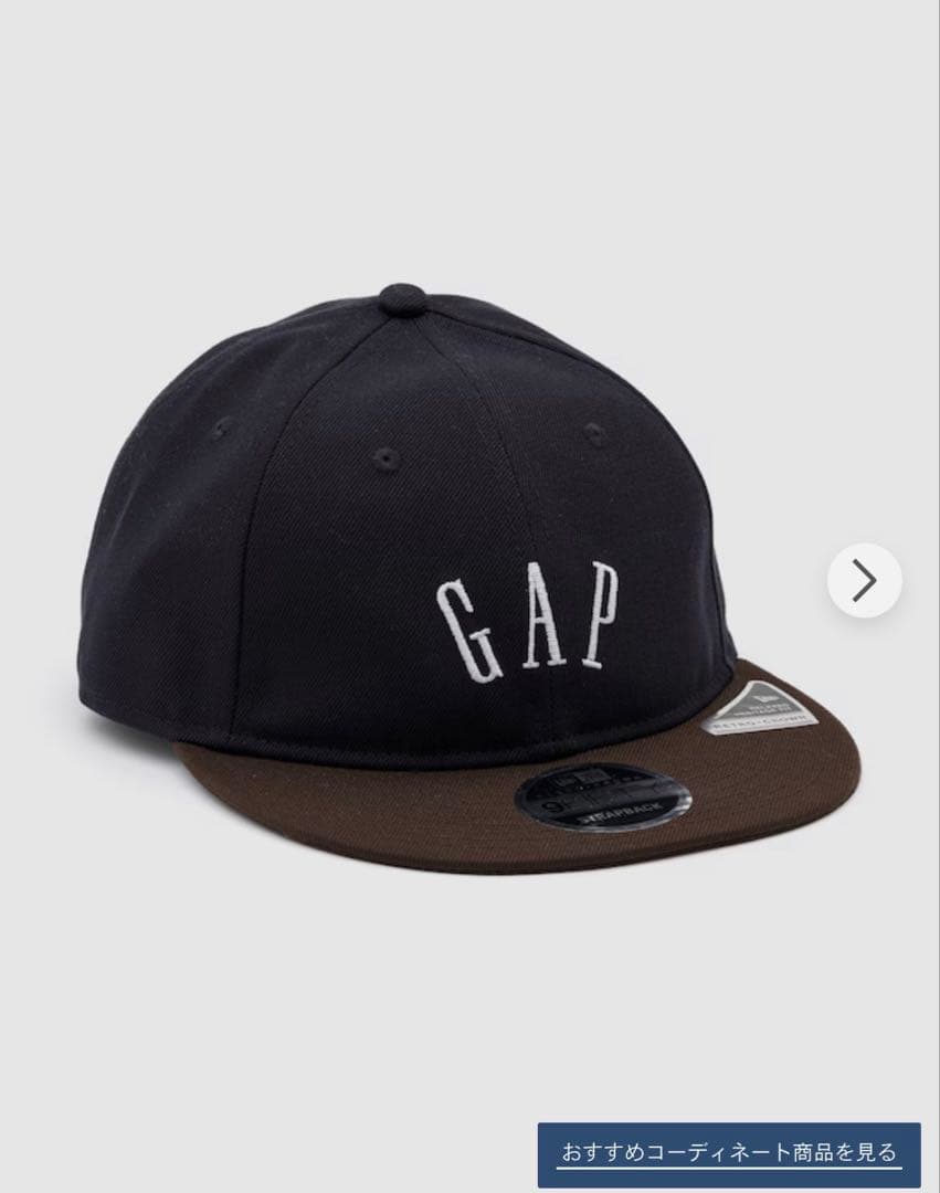 GAP NEW ERA ロゴ ベースボールキャップ cn61016267.jpg
