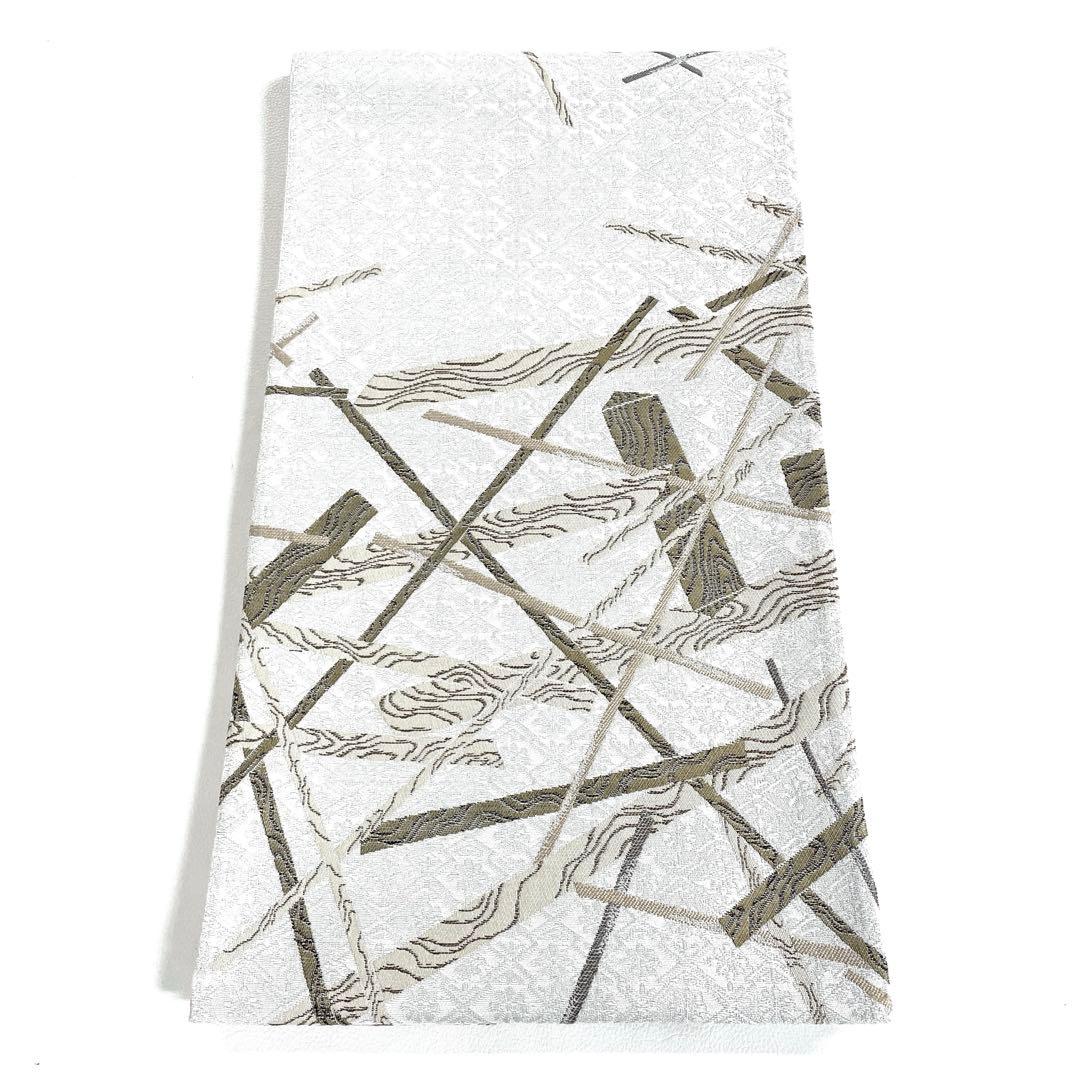 専用帯6190 ●人間国宝 加賀友禅作家 木村雨山 高級 正絹 落款 六通 袋帯 28日23時迄！”【25周年セール】 【人間国宝 木村雨山】意匠 特選唐織