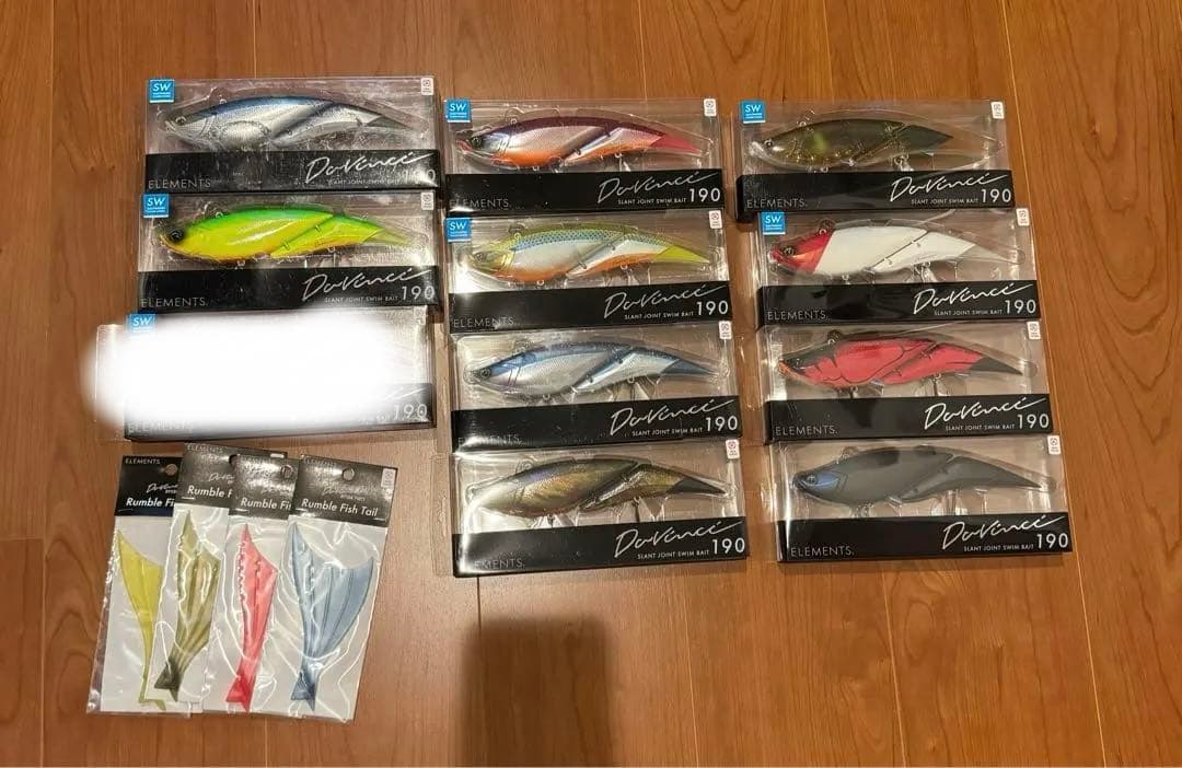 ダヴィンチ190 10個セット　ランブルフィッシュテール エレメンツ ダヴィンチ190用ランブルフィッシュテール（1個入り