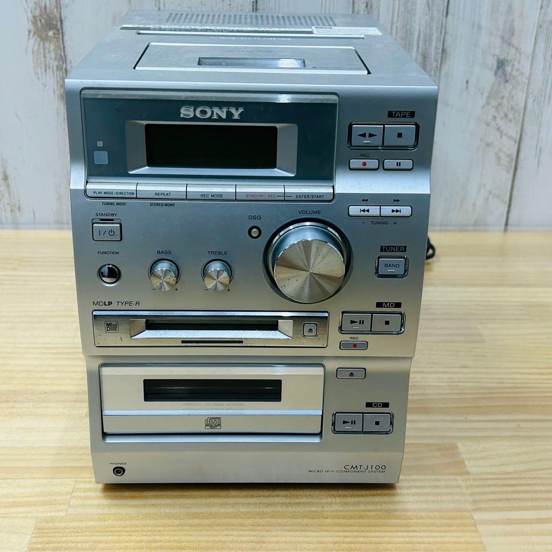 SONY ソニー CD プレーヤー CMT-J100 ジャンク - メルカリ