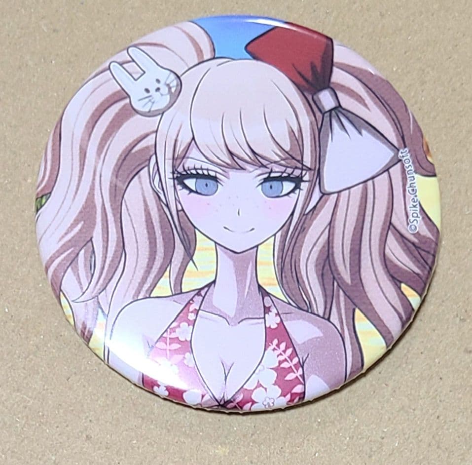 ダンガンロンパ 戦刃むくろ 偽 江ノ島盾子 限定 缶バッジ 水着 - メルカリ