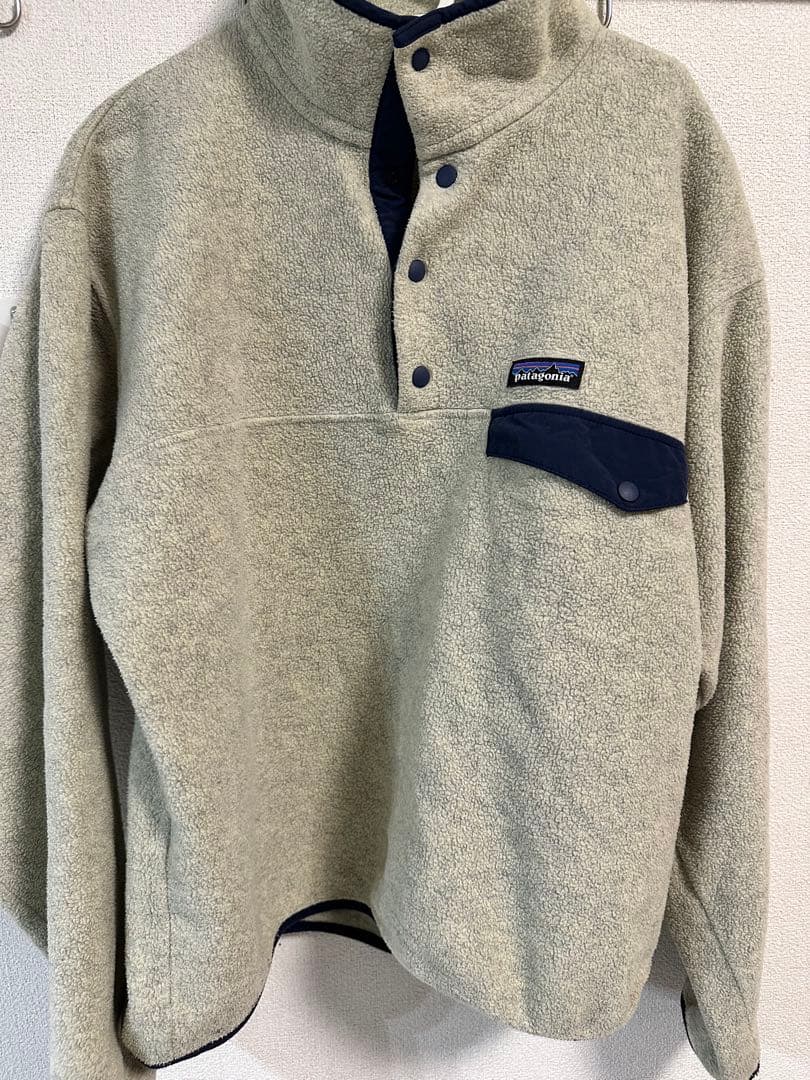 Patagonia フリース ハーフジップ ベージュ レディース] 1990s USA製 パタゴニア フリース ハーフジップ ベージュ