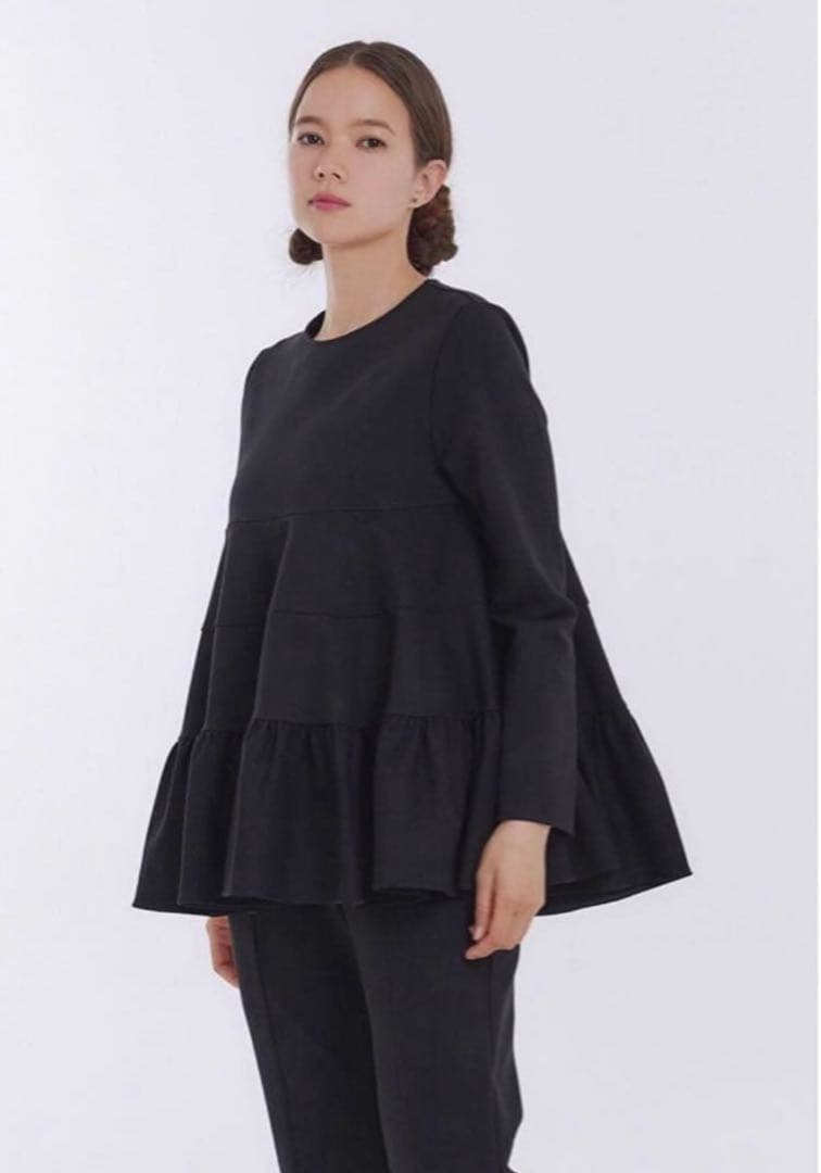 ✨極美品✨yori ヨリ ぬくぬくセレモニーティアードフリルブラウス 中古・古着通販】YORI (ヨリ) ぬくぬくティアードフリルブラウス