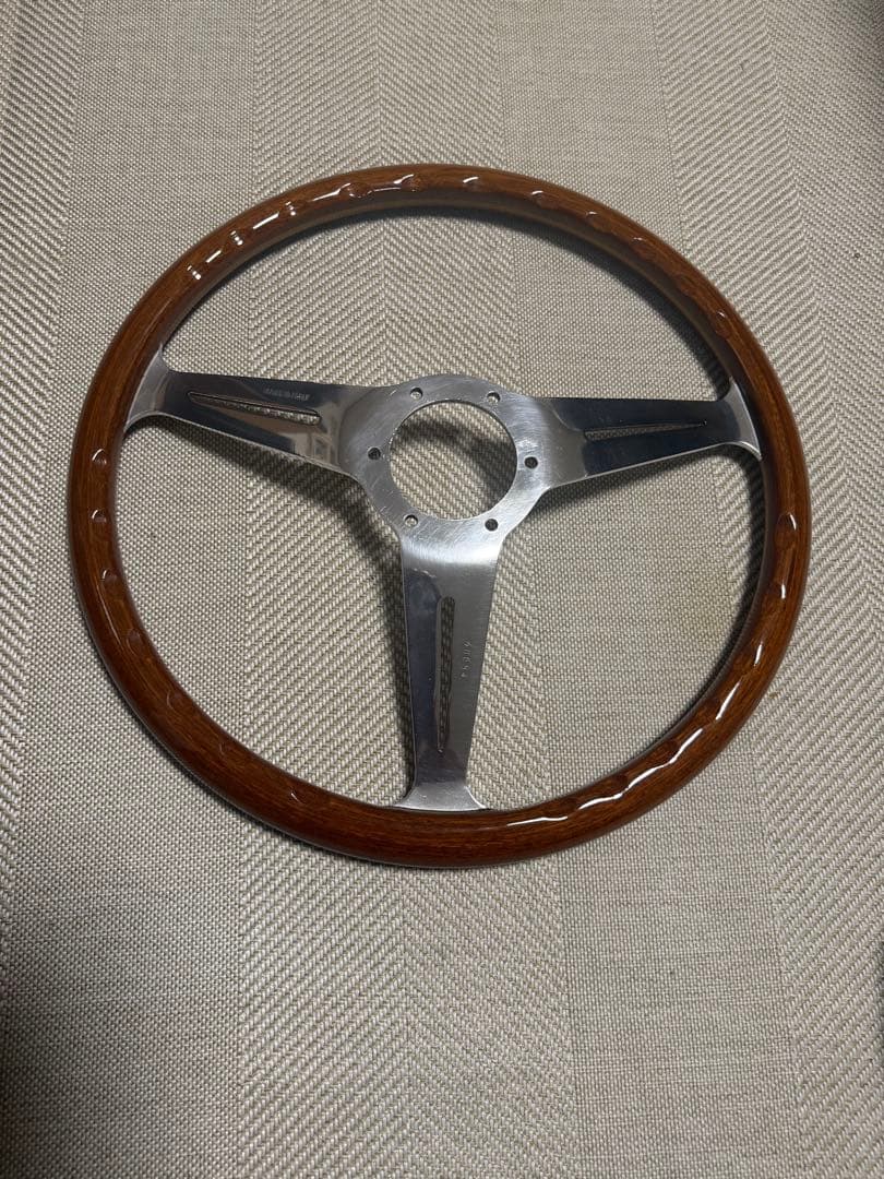 【当時物　ビンテージ】ナルディ クラシック　ウッド　ステアリング　36.5cm