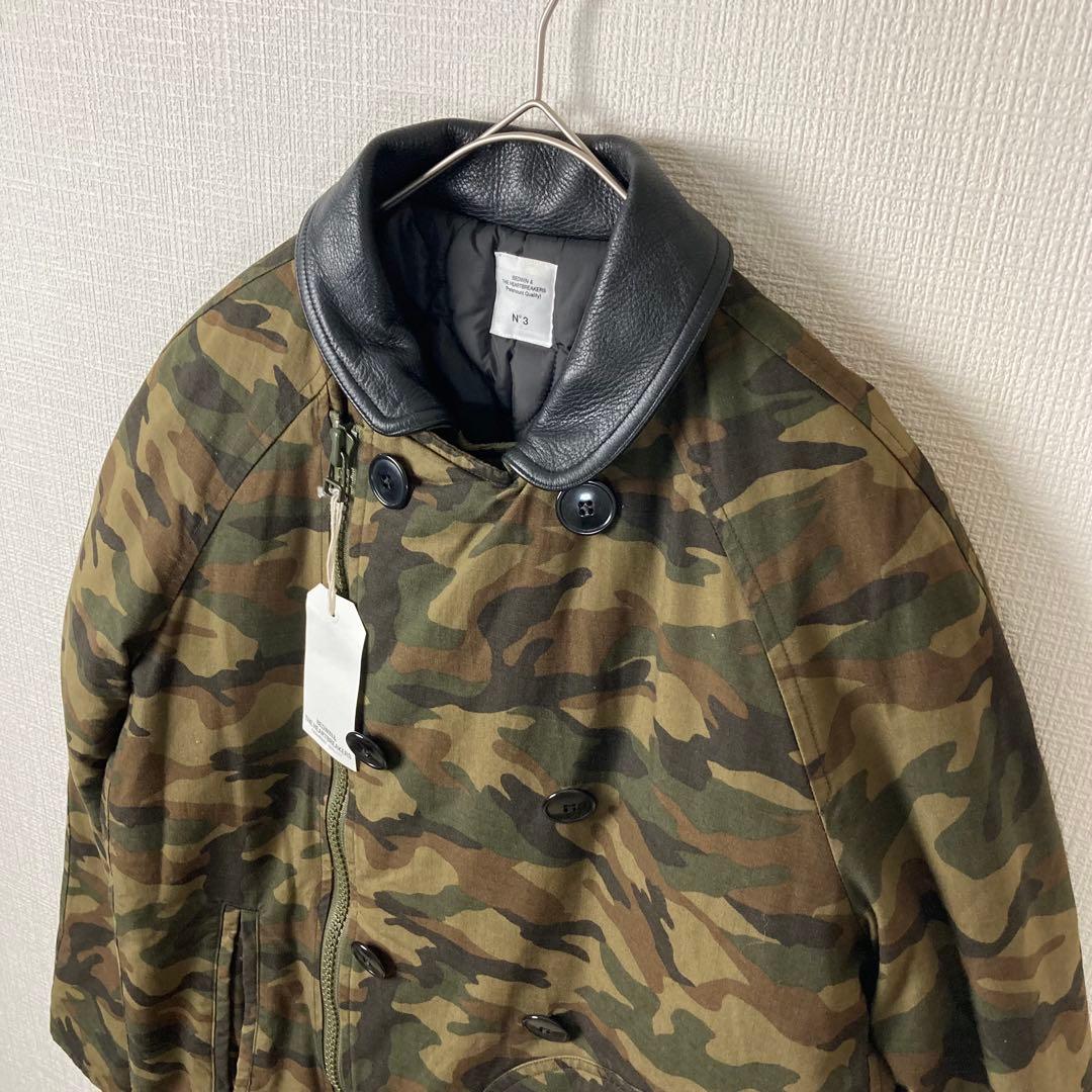 ジャケット・アウター 843 16AB5408 DECK CAMO PEA COAT \"MARLON\"