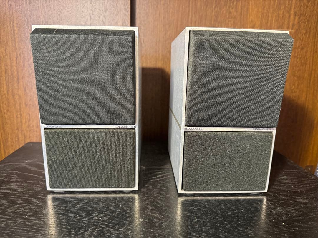 B&O BANG & OLUFSEN BEOVOX CX50 ペア 2X BANG & OLUFSEN CX50 VINTAGE SPEAKERS. 2 WAY. ALUMINIUM