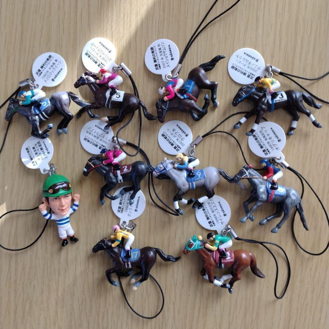 競馬 ストラップ 10体セット - メルカリ