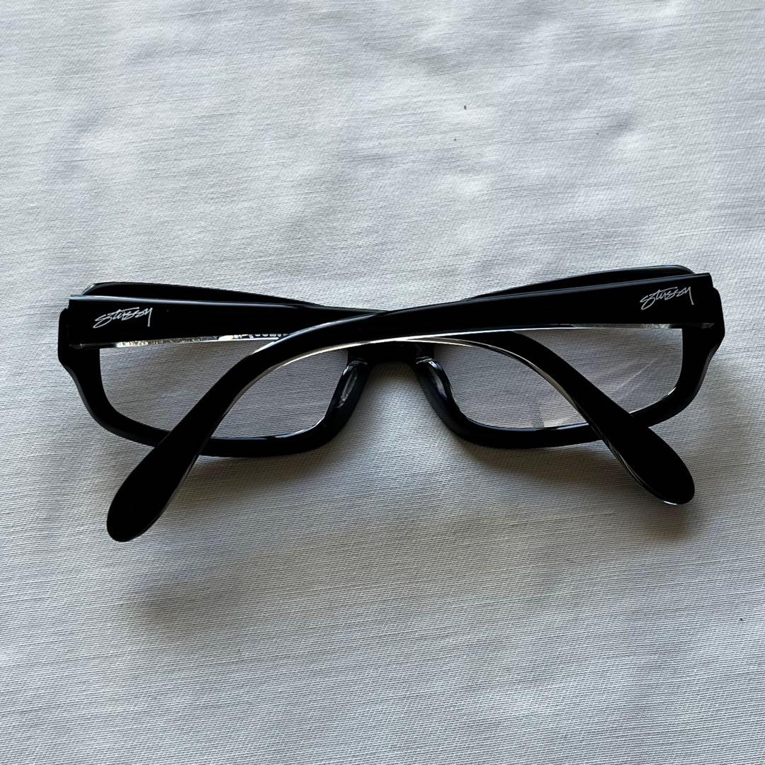 stussy ステューシー メガネ brian ブライアン クリアレンズ - メルカリ